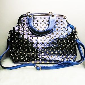 Metallic Blue Purse
